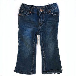 Toddler Girls Jordache Baby Boot Blue Jeans - 18m